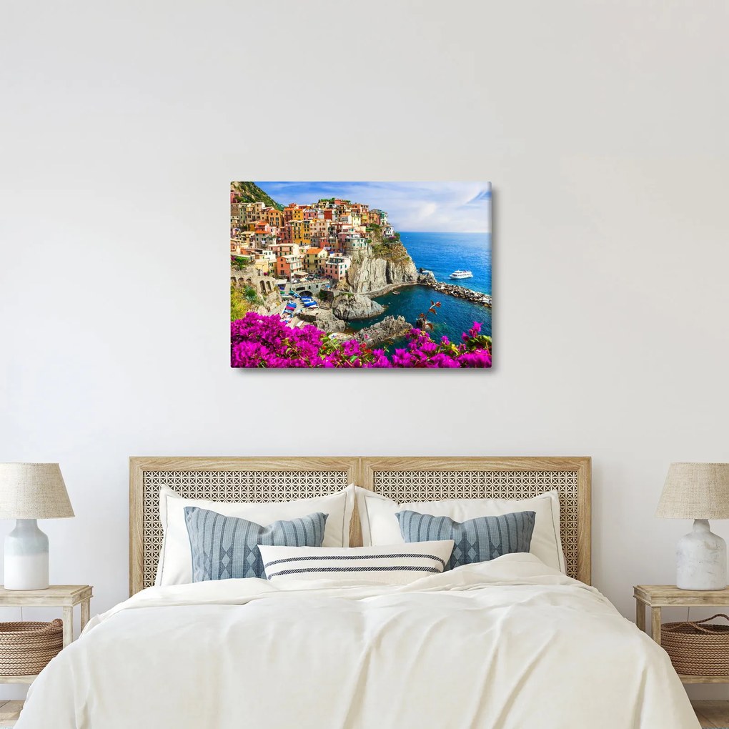 Kép - Manarola olasz falu (70x50 cm)