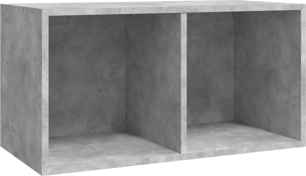 vidaXL 800121 Vinyl Storage Box Concrete Grey 71x34x36 cm Chipboard