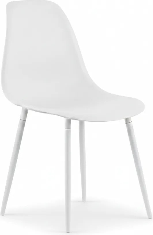 Étkezőszék OSAKA, műanyag, fehér