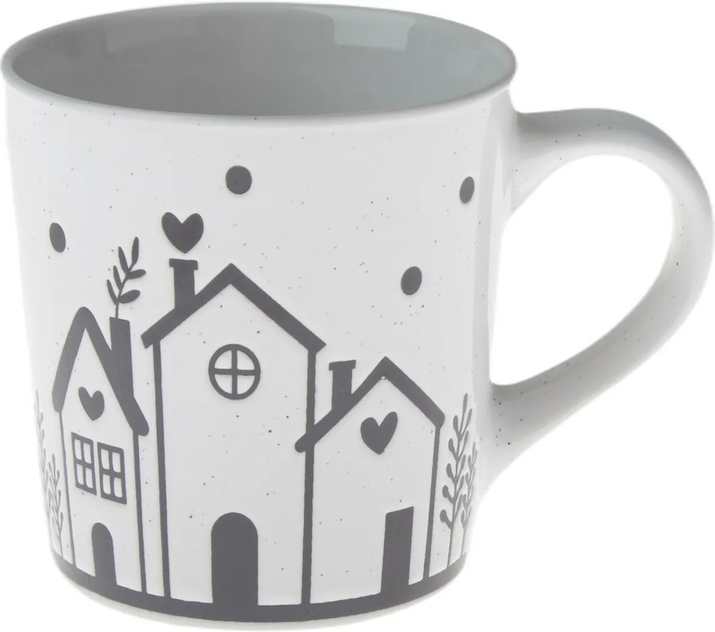 Házikó II kerámia bögre, 470 ml