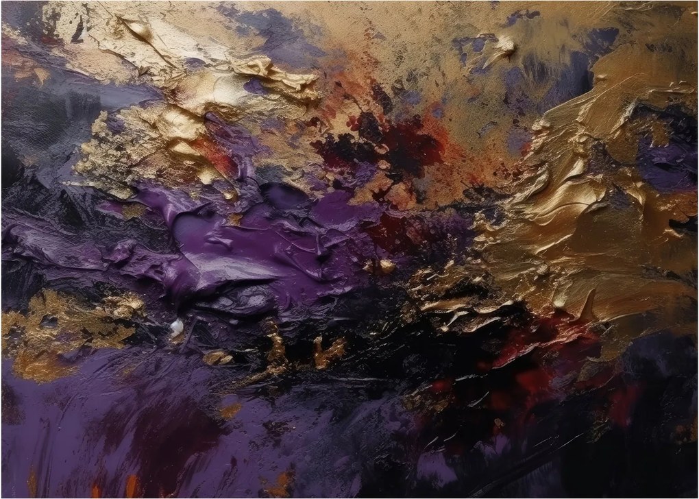 Üveg kép - Texturált absztrakció (70x50 cm)