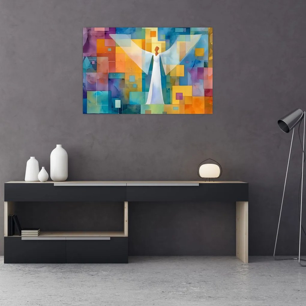 Kép - Geometrikus angyal (90x60 cm)