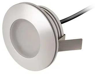 RENDL R12685 CLUB LED kültéri lámpa, falba süllyesztett IP54 ezüstszürke