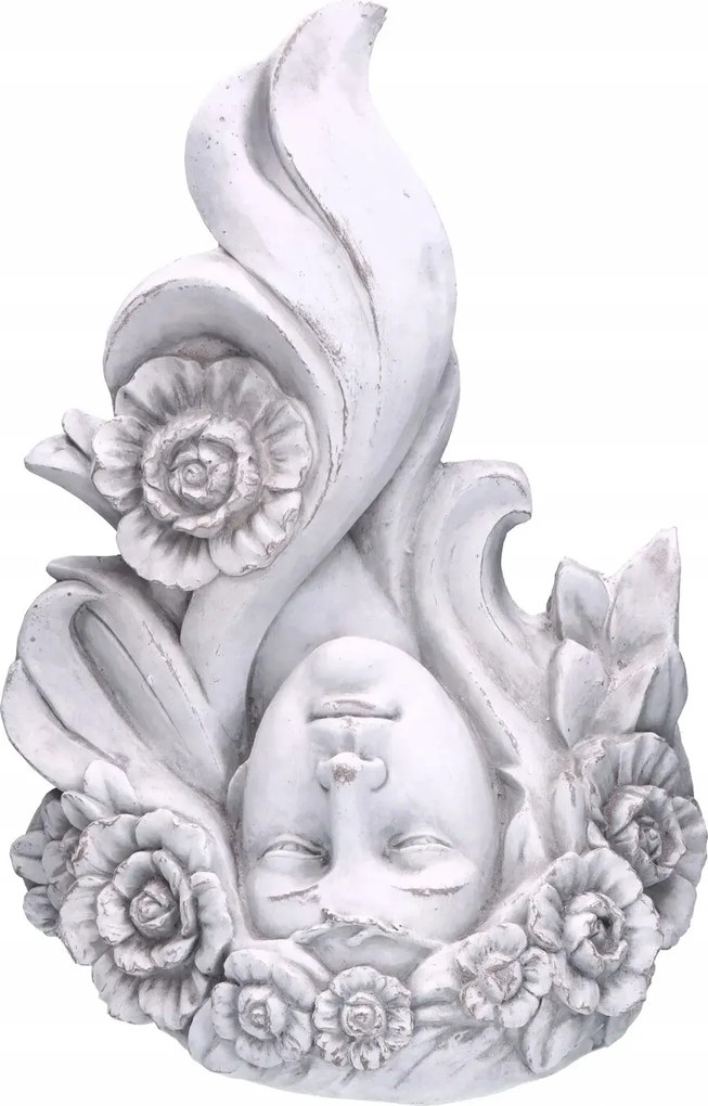 Fali dekoráció kertbe dombormű teraszra Nő 52cm