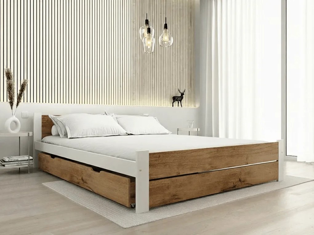 Ágy alatti tárolódoboz 150 cm, artisan tölgy