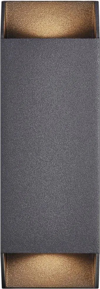 NORDLUX 2218221003 NICO Modern Kültéri Fali Lámpa Fekete GU10 IP54