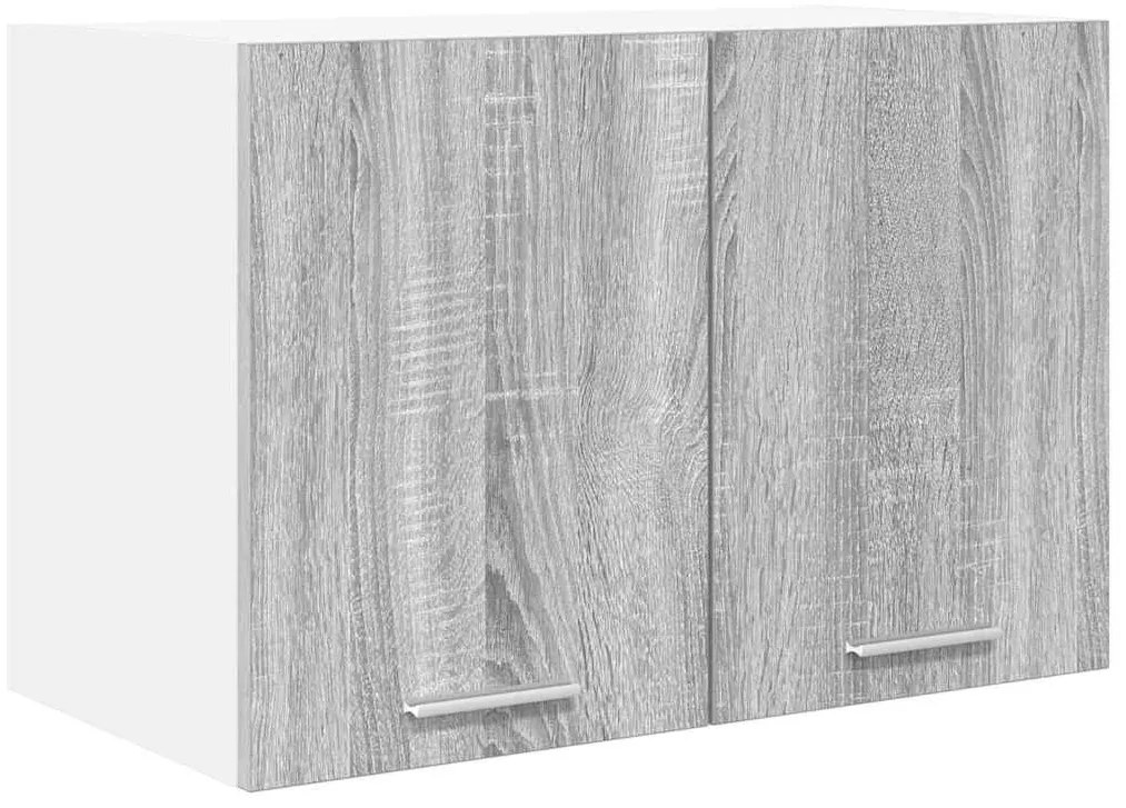 Függő szekrény Riga Szürke Sonoma és fehér 60 x 31 x 40 cm