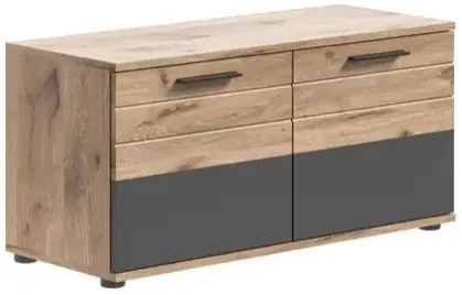 Mason cipőtároló pad nox tölgy - bazaltszürke