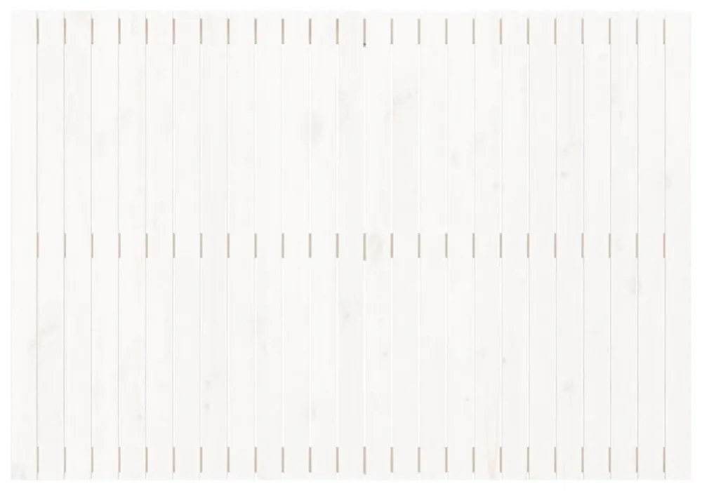 fehér tömör fenyőfa fali fejtámla 159,5x3x110 cm