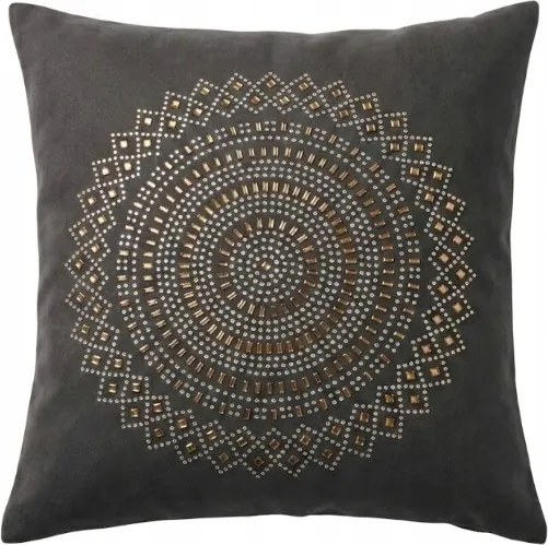 Bársony párnahuzat 45x45 velúr Eurofirany arany acél