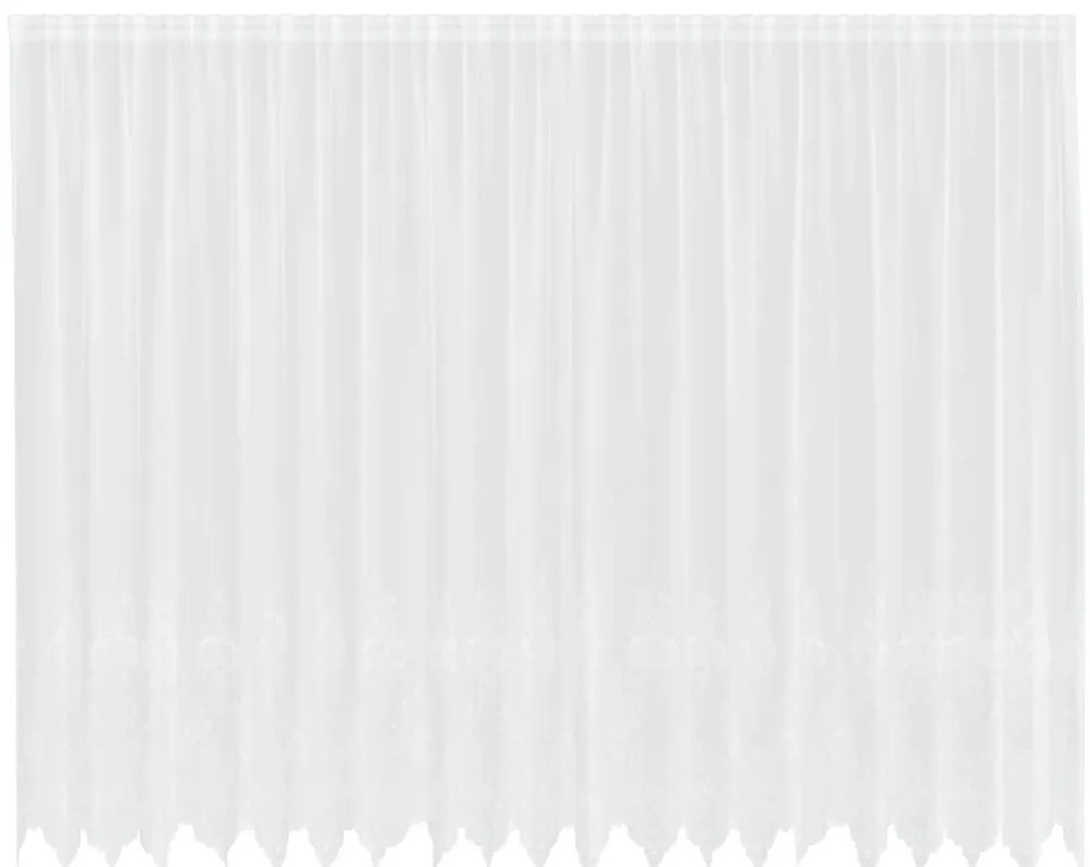 Függönyök függönyökkel Fehér 500 x 240 cm Poliészter
