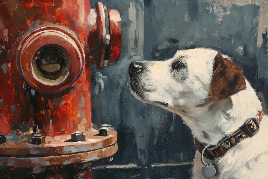 Poszter 60x40cm Barát a tűzcsapnál