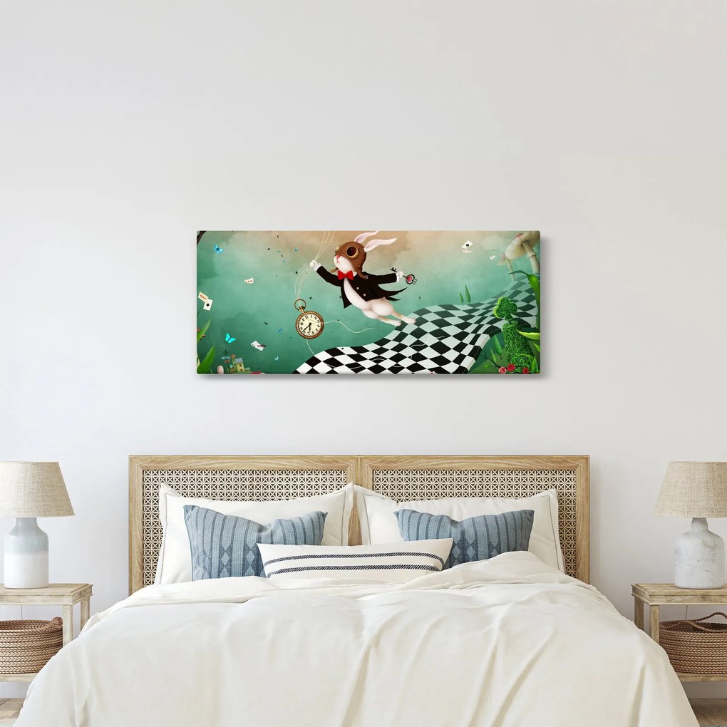 Kép - fantázia nyuszi (120x50 cm)