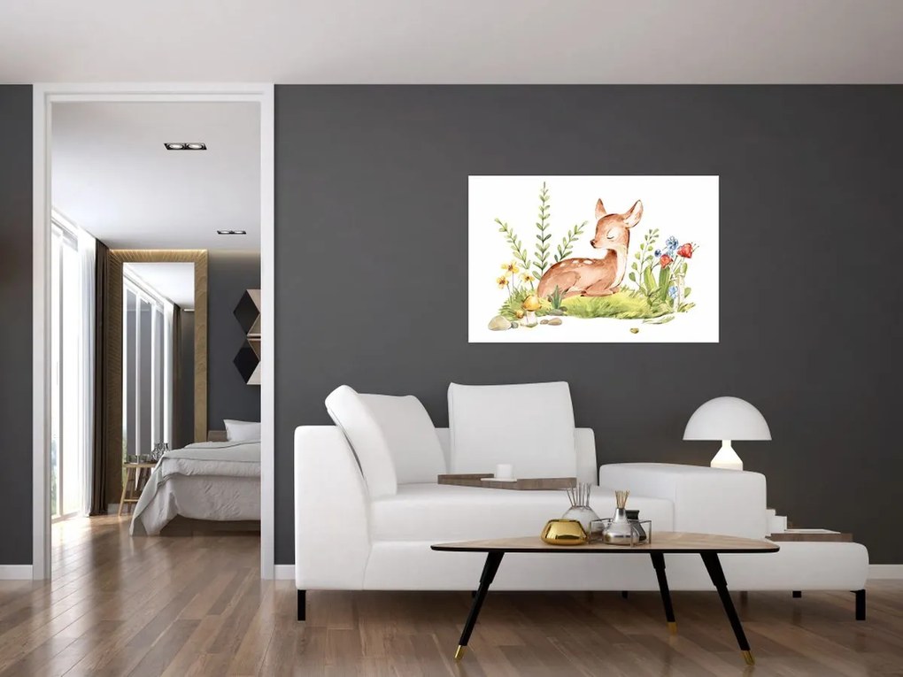 Kép - Kis őzike (90x60 cm)