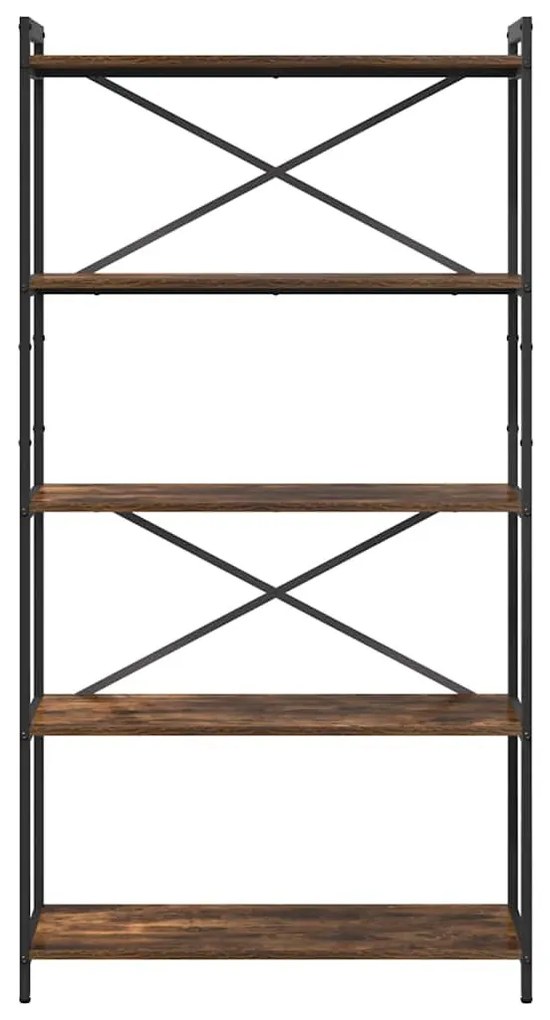 Könyvszekrény Füstölt tölgy 80 x 30 x 153 cm Faanyag