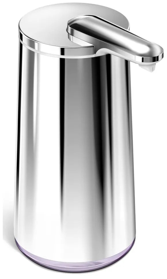 Ezüstszínű acél automata szappanadagoló 266 ml - simplehuman