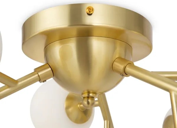 Maytoni MOD545CL-12BS - DALLAS mennyezeti lámpa 12xG9/28W/230V aranyszínű