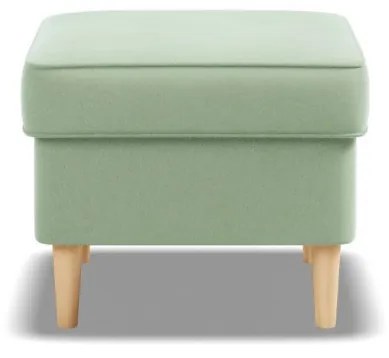 Uszak lábtartó, bársony, zöld