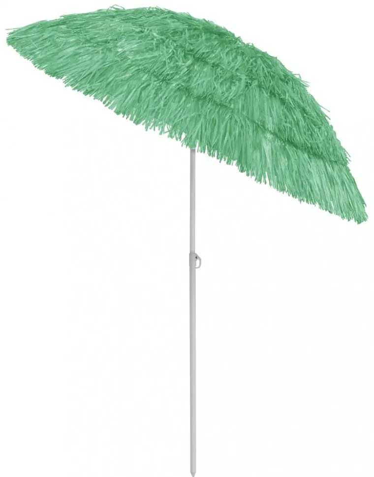 zöld hawaii stílusú strandnapernyő 180 cm
