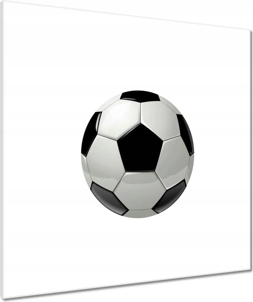 Vászonkép 80x80 Focilabda a lábhoz