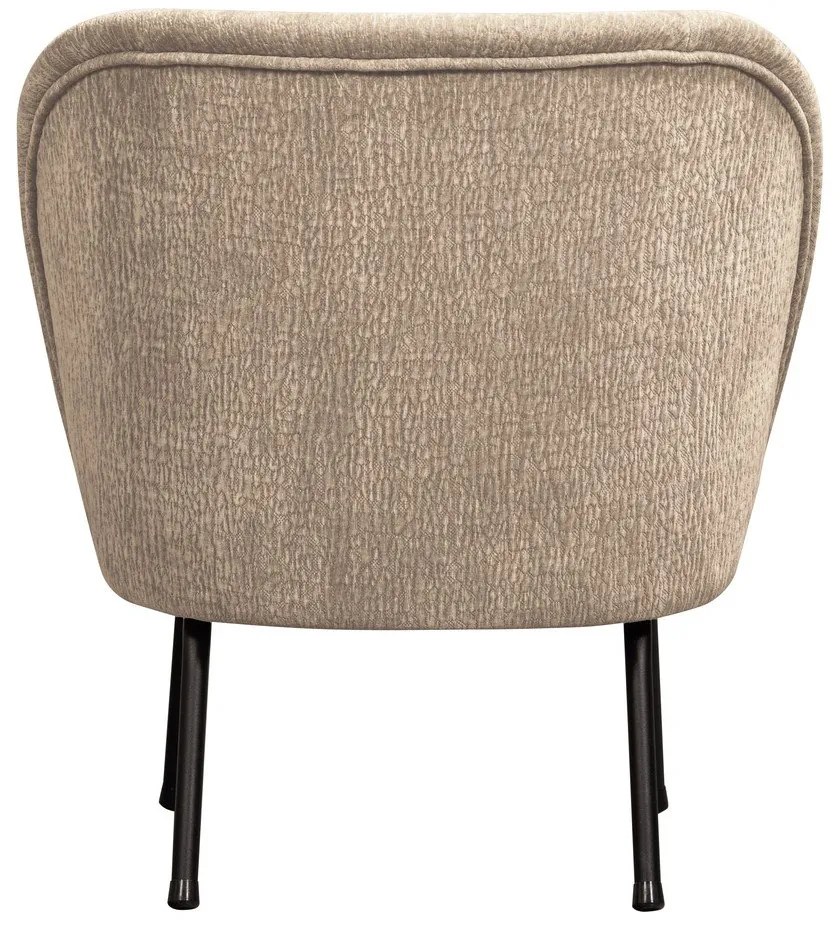 Bézs zsenília fotel Vogue – WOOOD