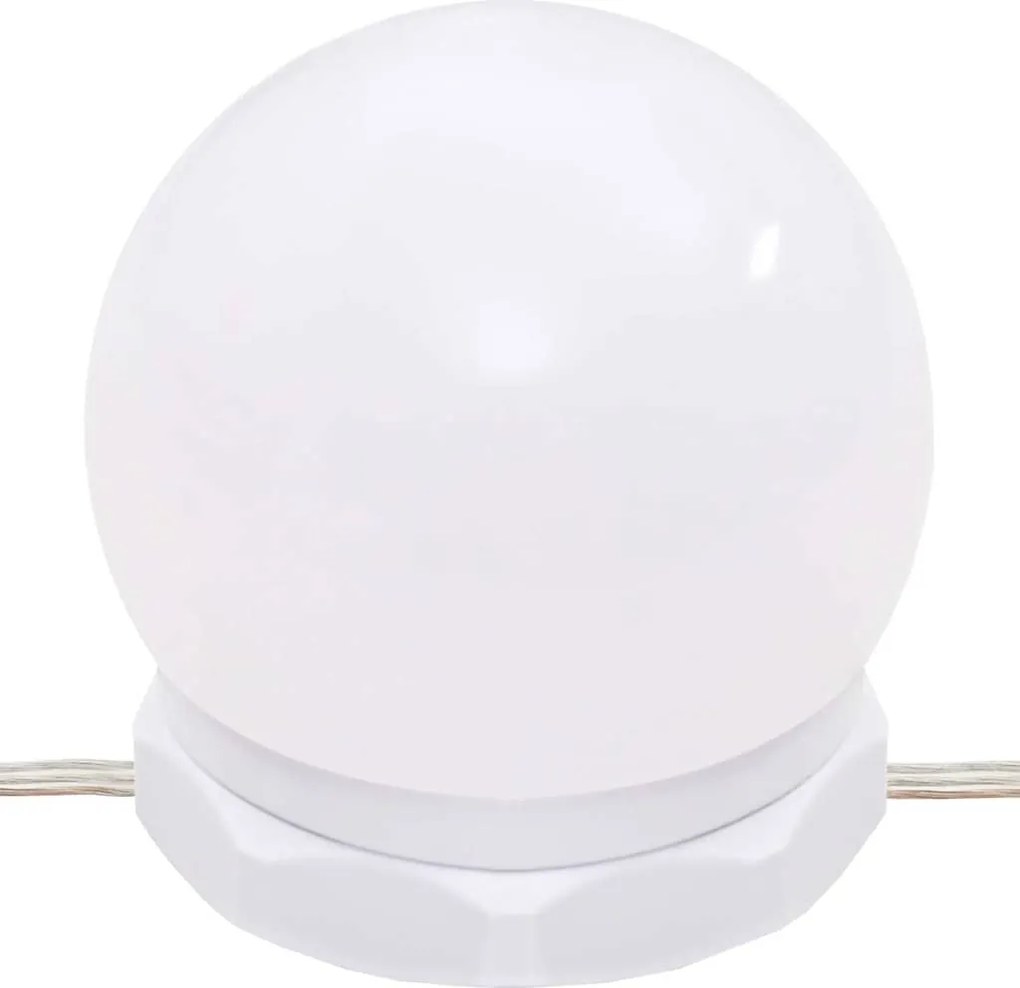 Füstös tölgy színű tükrös szekrény LED-ekkel 90 x 31,5 x 62 cm