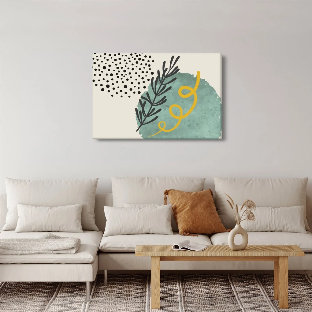Kép - Absztrakt lapok N⁰1 (90x60 cm)