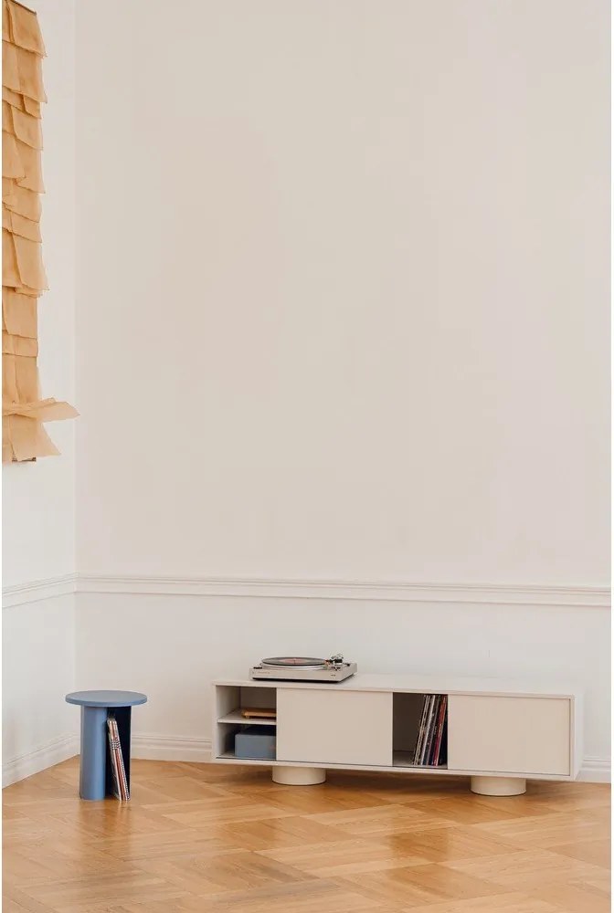 Szürkésbézs TV-állvány 160x48x42 cm Taro – noo.ma