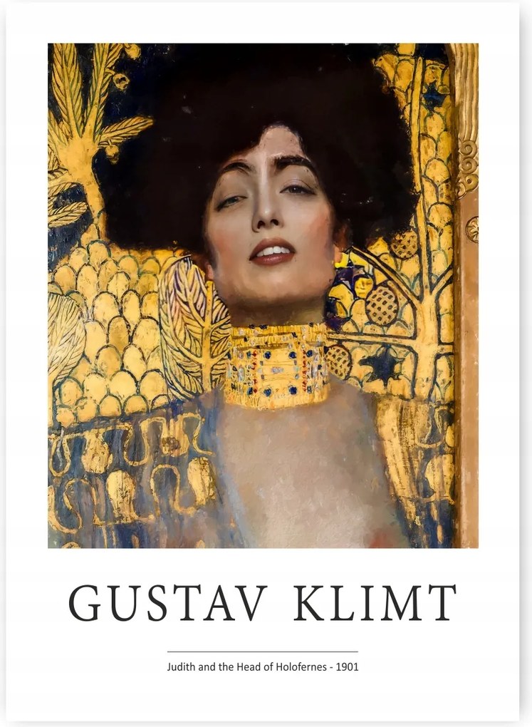 Gustav Klimt Portré Plakát A1 59,4x84cm #263