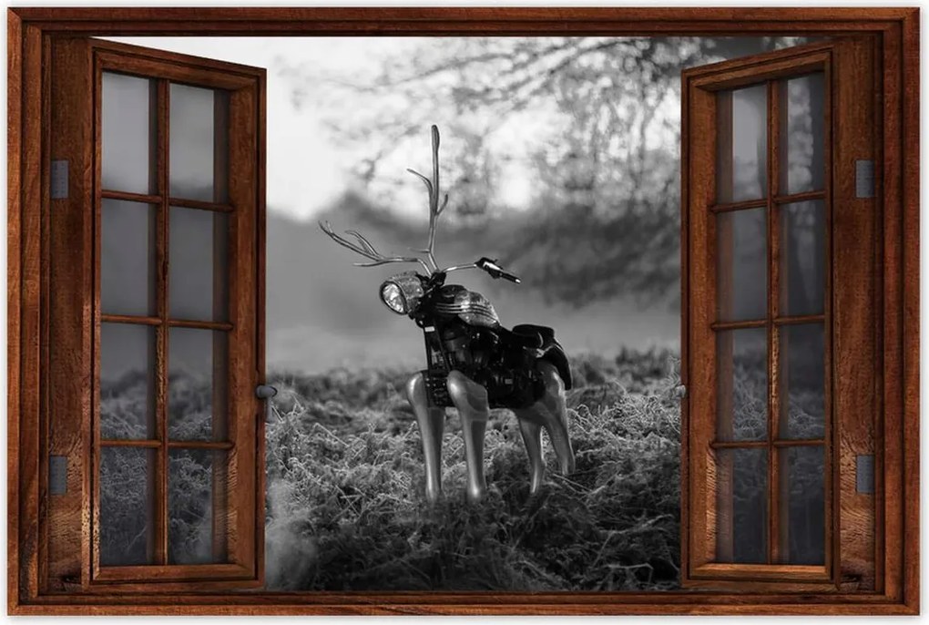 Poszterek 60x40 Szarvas Modern művészet