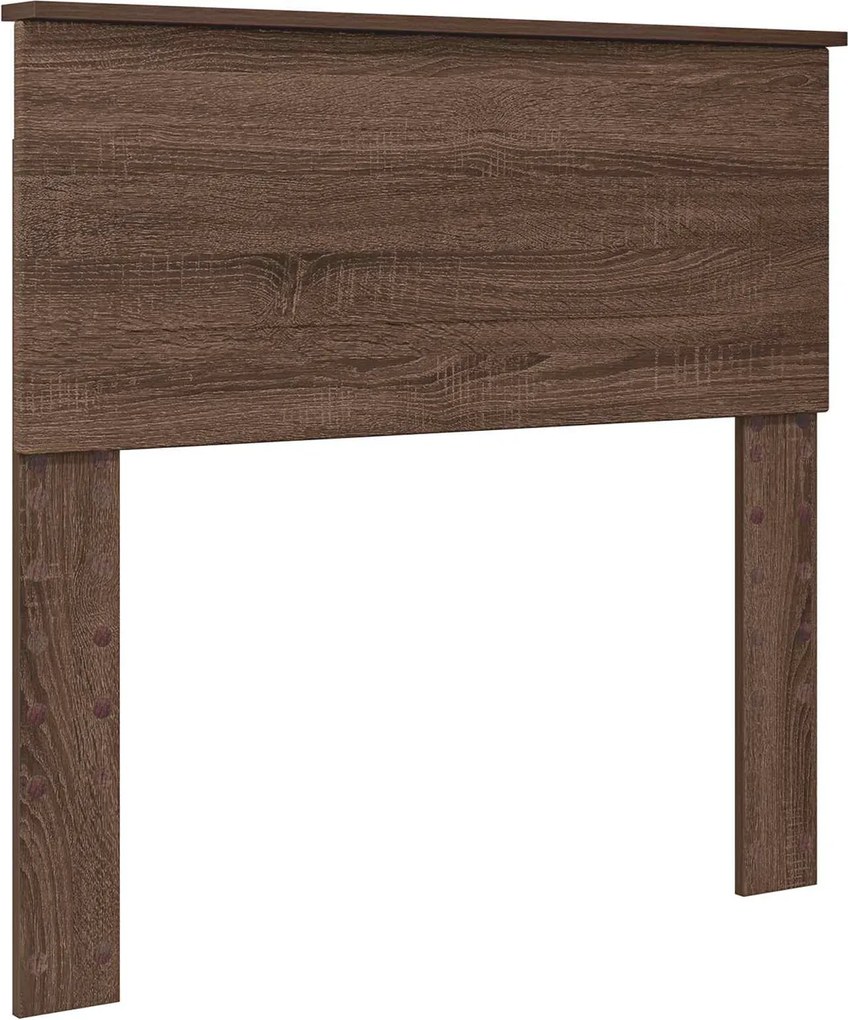 vidaXL Fejtámla Barna Tölgy 80 cm Faanyag