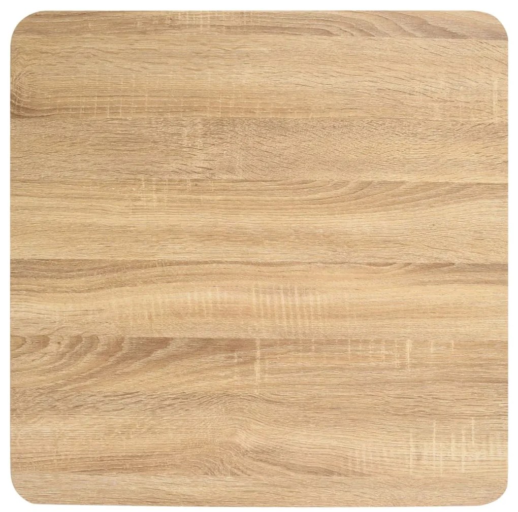 Világosbarna MDF bisztróasztal 60 x 60 cm