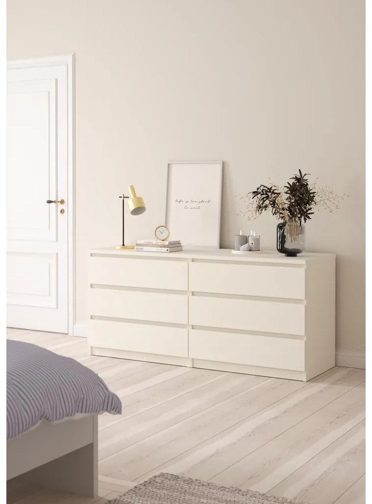 Simplicity II komód 154 x 50 x 70 cm, fehér