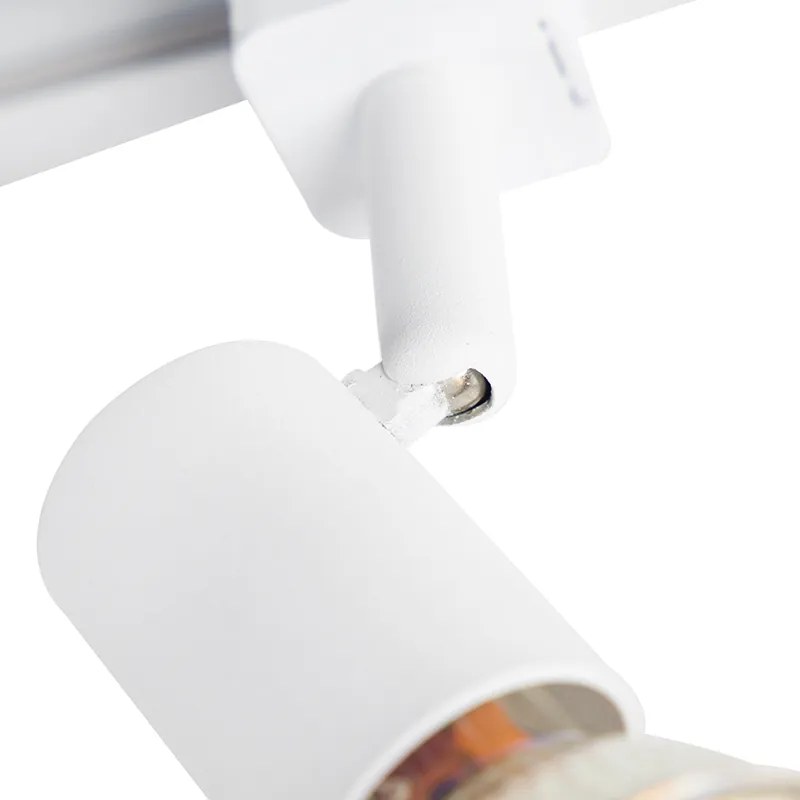 Modern sínrendszer 5 spotlámpával, 1 fázisú fehér - Jeany