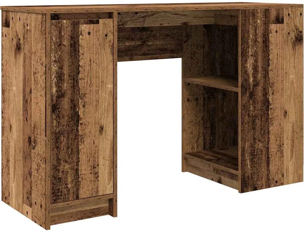 vidaXL antik fa szerelt fa íróasztal 120x42x76 cm