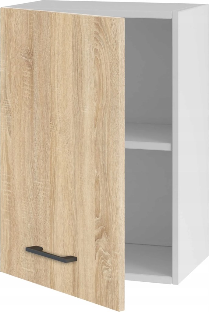 Felső akasztós konyhaszekrény Sonoma tölgy ajtóval 40 cm-es szetthez