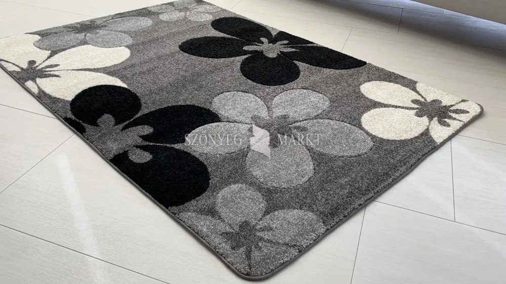 Comfort 4808 szürke modern szőnyeg 80 cm-es szett