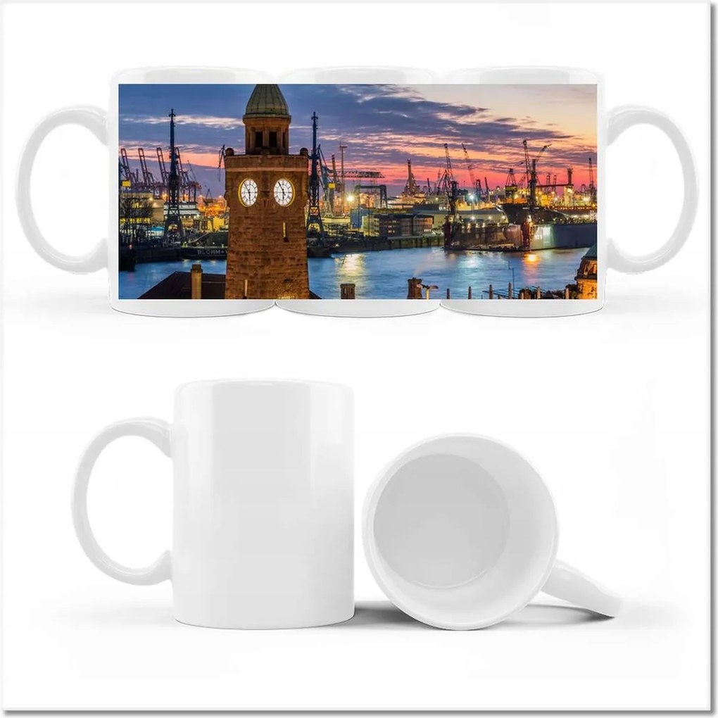 Bögre fényképpel Kilátás Tájkép