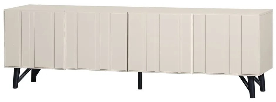 Krémszínű borovi fenyő TV-állvány 181x56 cm Miller – WOOOD