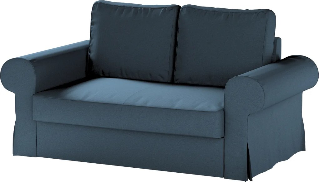 Dekoria Backabro 2 személyes kinyitható kanapé huzat Ikea kék