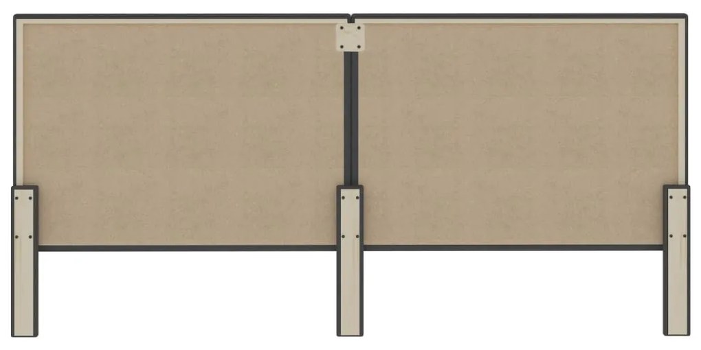 sötétszürke szövet fejvég 200 x 200 cm