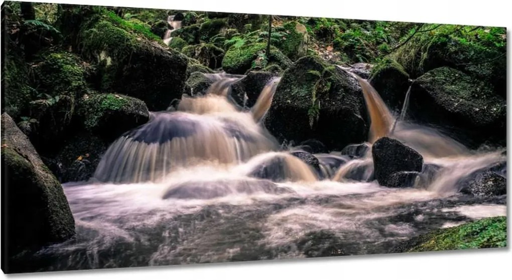 Festmények 115x55 Hegyi folyó