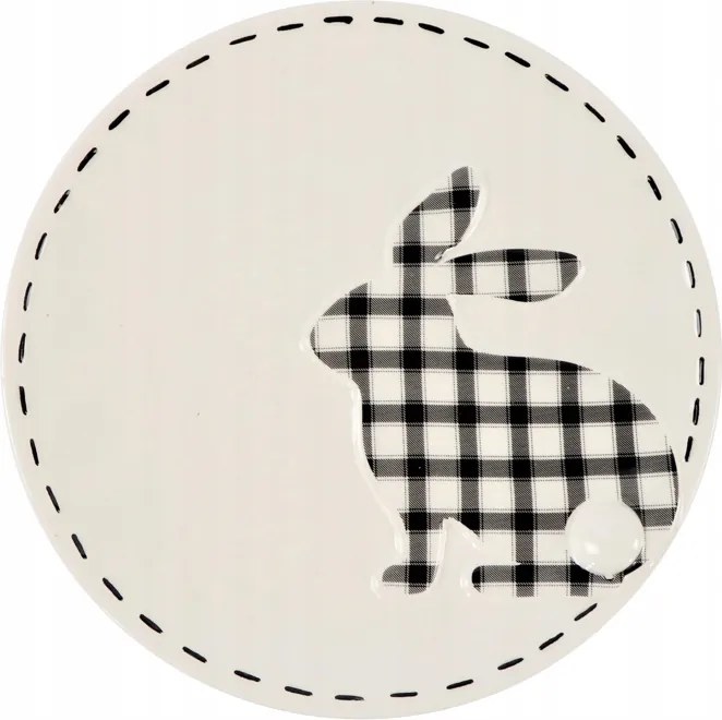 Hoff Desszerttányér húsvéti nyuszi motívummal 20 cm Dolomit