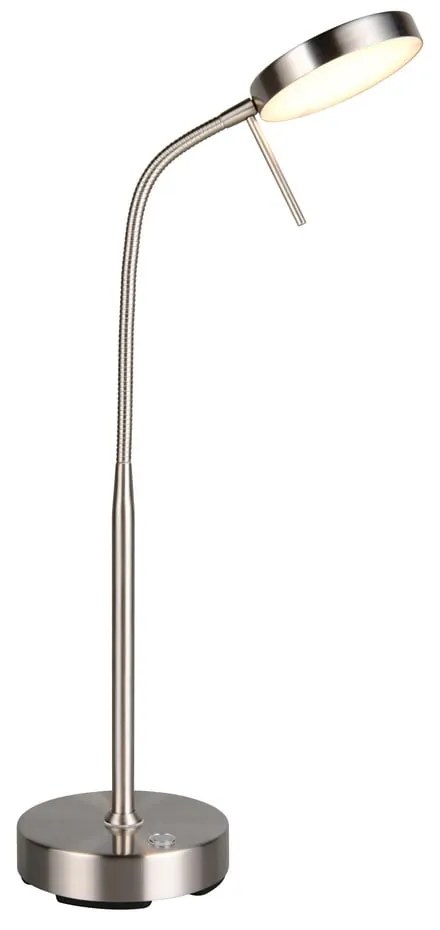 Ezüstszínű LED asztali lámpa (magasság 45 cm) Moreno – Trio