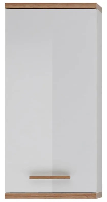 Fehér függő fürdőszoba szekrény 36x75 cm Set 923 - Pelipal