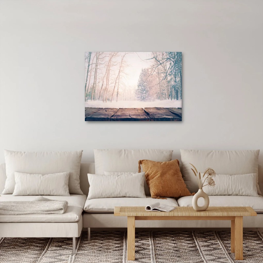 Kép - Kilátás az erdőbe (70x50 cm)