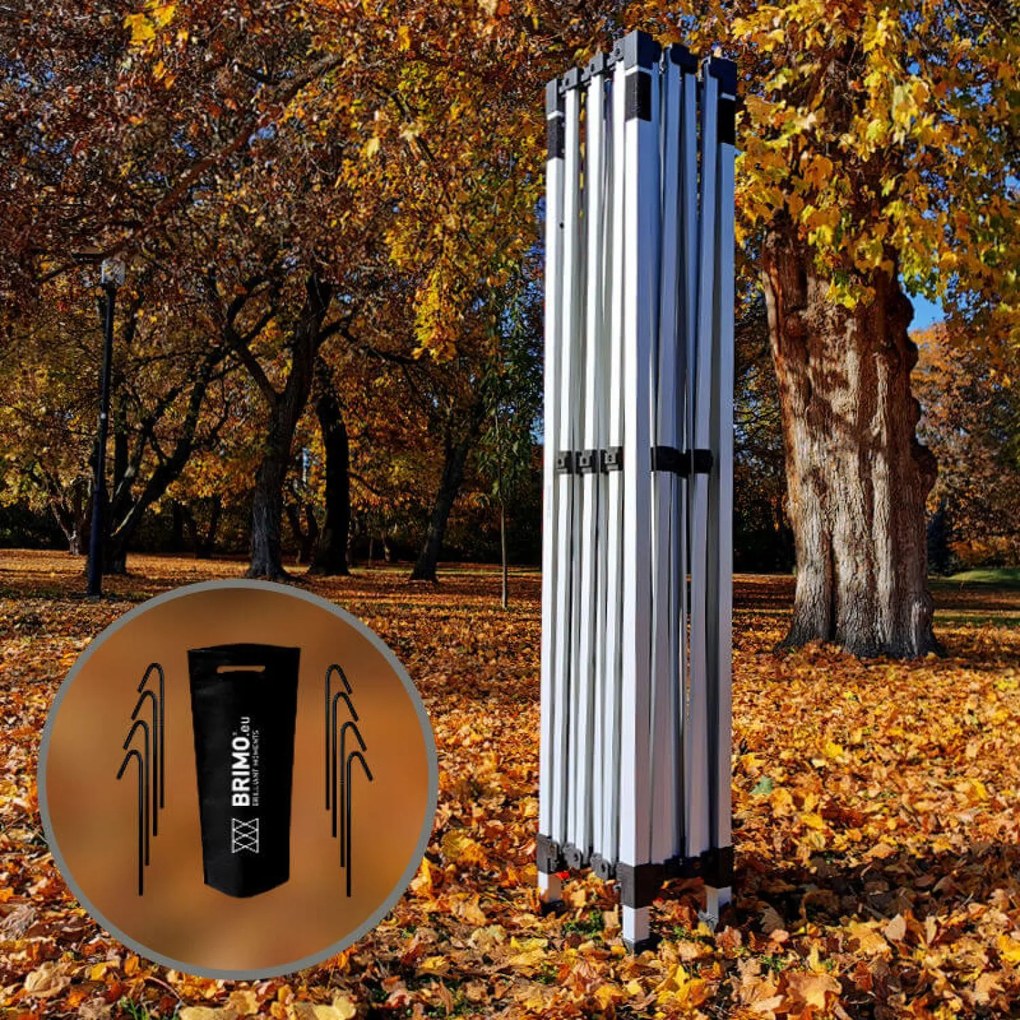 Kerti partysátor 3x4,5 m: Az Ön kuckója a pihenéshez és az ünneplésekhez - falak nélkül - Piros