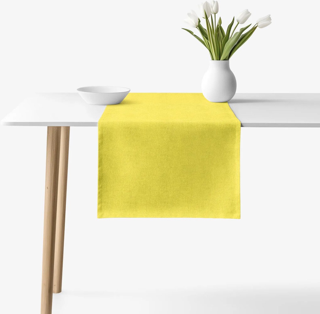 Goldea malaga asztali futó - lime színű 20x120 cm