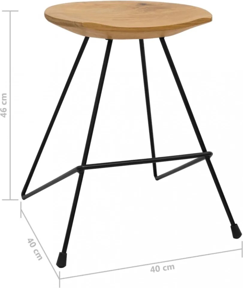 2 db tömör tíkfa ülőke