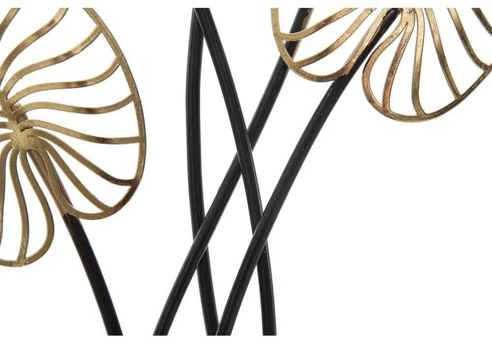 Luxy -A- levél motívumos fali fémdekoráció, 31 x 90 cm - Mauro Ferretti